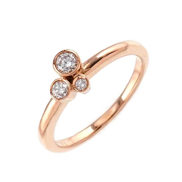 Ponte Vecchio Diamond 0.15ct Ring 18K PG 750 Size6(US) 90228207
